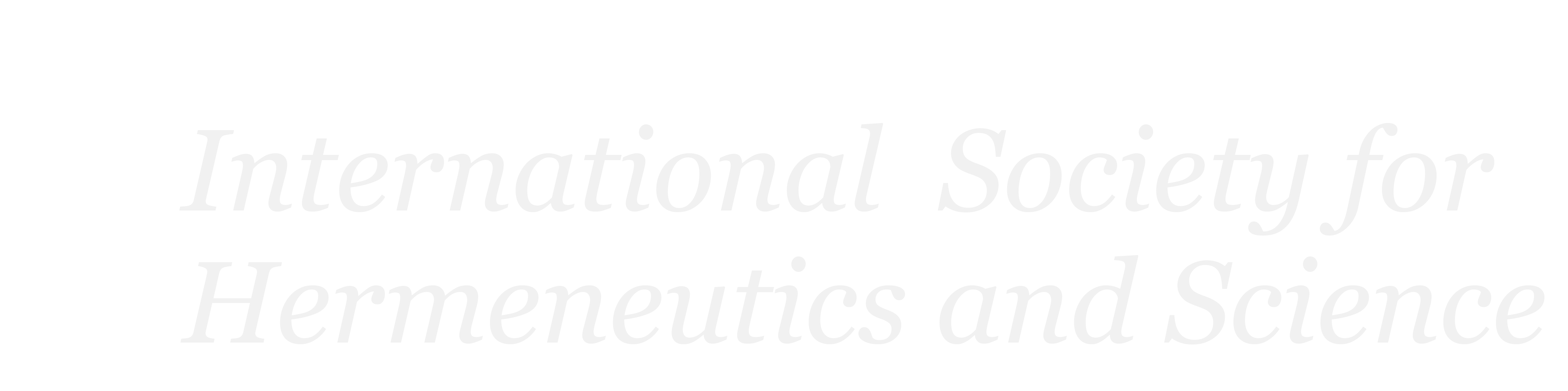 International Society for Hermeneutics and Science